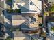 Aerial view of the house and backyard at 5963 Natures Dr, Las Vegas, NV 89122