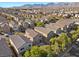 Aerial view of house, backyard, and surrounding neighborhood at 9532 Parker Springs Ct, Las Vegas, NV 89166