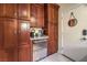 Kitchen featuring extra storage and a built-in undercounter refrigerator at 2124 Sierra Heights Dr, Las Vegas, NV 89134