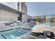 Rooftop pool and hot tub with city views at 3722 Las Vegas Blvd # 1010, Las Vegas, NV 89158