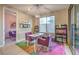 Bright home office with playful decor and workspace at 9994 Chaparral Wind Ave, Las Vegas, NV 89166