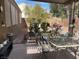 Covered patio perfect for outdoor dining and relaxation at 6138 Glamorous Ct, North Las Vegas, NV 89031