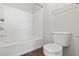 Clean bathroom with a bathtub and toilet at 5552 Jackpot Winner Ln # 102, Las Vegas, NV 89122