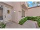 Front entrance with landscaped walkway at 6940 Emerald Springs Ln, Las Vegas, NV 89113