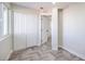 Bedroom with double door closet and herringbone floor at 103 Magnesium St, Henderson, NV 89015