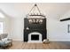 Bright living room with a fireplace and large chandelier at 2333 Richard Dr, Henderson, NV 89014