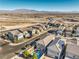 Aerial view of community and surrounding landscape at 5407 Zacatin Ct, Las Vegas, NV 89166