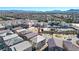 Aerial view of a two-story house in a residential neighborhood at 6250 Buffalo Spring Ct, Las Vegas, NV 89122