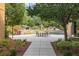 Relaxing courtyard with seating area and landscaping at 2525 Hamonah Dr, Henderson, NV 89044