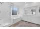 Spa-like bathroom with soaking tub and separate shower at 2970 Gunnery Forge St, Las Vegas, NV 89156