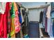 Spacious closet with ample hanging space and shelving at 6605 Messenger Ct, Las Vegas, NV 89108