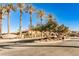 Gated community entrance to Nevada Trails at 7293 Iron Oak Ave, Las Vegas, NV 89113