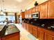 Kitchen boasts granite counters, stainless steel appliances at 7321 Gentle Valley St, Las Vegas, NV 89149