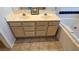 Bathroom with double sinks and a large vanity at 1022 Weatherboard St, Henderson, NV 89011