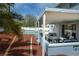 Covered patio overlooks the pool and backyard at 2915 Hilton St, Las Vegas, NV 89121