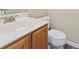 Clean bathroom with updated vanity and toilet at 9490 Swiftwater Ct, Las Vegas, NV 89178