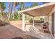 Backyard patio features a covered patio area at 2683 Regency Cove Ct, Las Vegas, NV 89121