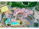 Community overview: clubhouse, pool, and tennis courts at 42 Promenade Isle Ln, Henderson, NV 89011