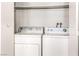 Washer and dryer in a convenient laundry closet at 5039 Spencer St # A, Las Vegas, NV 89119