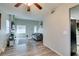 View of the living area from the hallway at 814 Crabapple Dr, Henderson, NV 89002