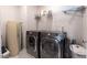 Laundry room with LG washer and dryer at 9598 Medway Towns Ave, Las Vegas, NV 89178