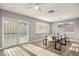 Dining room with sliding glass doors leading to a patio and pool at 2608 Yardley St, Las Vegas, NV 89102