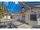 Covered patio with pergola, ceiling fan, and deck at 3005 Fern Hollow Ct, Las Vegas, NV 89108