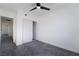 Bedroom with sliding door closet and carpet flooring at 3817 Surfrider Ln, Las Vegas, NV 89110