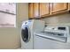 Convenient laundry room with washer and dryer at 5920 Lava Creek Ct, North Las Vegas, NV 89031