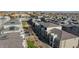 Aerial view of community with homes and green spaces at 6163 Garden Oasis St, Las Vegas, NV 89148