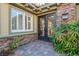 Ornate double front doors with sidelights and stonework at 2 Via Siena Pl, Henderson, NV 89011