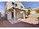 Private backyard patio with covered pergola at 6608 Wind Whisper St, Las Vegas, NV 89148