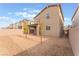 Two story home with covered patio and gravel backyard at 2767 Lindsey Springs St, Las Vegas, NV 89142