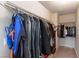 Large walk-in closet with ample hanging space at 8737 Autumn Valley Ave, Las Vegas, NV 89129