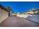 Backyard patio area with a concrete slab at 5152 Tennis Ct # E, Las Vegas, NV 89120