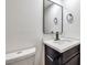 Updated bathroom features a vanity with quartz countertop at 2914 Congress Ave, Las Vegas, NV 89121