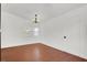 Simple dining room with wood flooring and a chandelier at 4273 Sun Vista Dr, Las Vegas, NV 89104