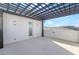 Private rooftop patio with pergola and modern lighting at 2486 Indigo Mountain St, Henderson, NV 89044