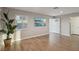 Living room with hardwood floors, and neutral wall paint at 271 W Basic Rd, Henderson, NV 89015