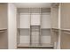 Large walk-in closet with ample shelving and hanging space at 5590 Trilling Bird Dr, Las Vegas, NV 89135