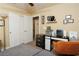 Bedroom with workspace and double-door closet at 2050 Scanlon Ferry Ct # 103, Las Vegas, NV 89156