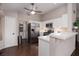 Kitchen with stainless steel appliances and white cabinets at 2708 Cheshire Ct, Las Vegas, NV 89108