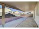 Covered patio with brick pavers and a view of neighboring houses at 3354 Ceremony Dr, Las Vegas, NV 89117