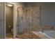 Bathroom with a large shower and soaking tub at 2003 Grafton Ave, Henderson, NV 89074