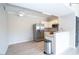 Kitchen with stainless steel appliances and breakfast bar at 2151 Hussium Hills St # 207, Las Vegas, NV 89108