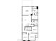 Two-story floor plan with loft, 3 bedrooms, and 2 bathrooms at 543 Preston Oak, Las Vegas, NV 89138