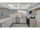 Modern kitchen with white shaker cabinets, quartz countertops, and stainless steel appliances at 3700 Edison Ave, Las Vegas, NV 89121