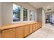 Bright hallway with built-in storage and natural light at 921 Granger Farm Way, Las Vegas, NV 89145