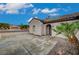 Front entrance of a single story house featuring a courtyard and desert landscaping at 2603 Savannah Springs Ave, Henderson, NV 89052