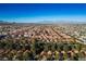 Wide aerial view of a large residential community at 7828 Canoe Ln, Las Vegas, NV 89145